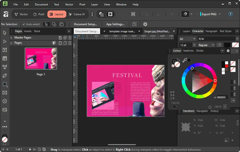 Onsite Affinity Training with Layout /Publisher Persona
