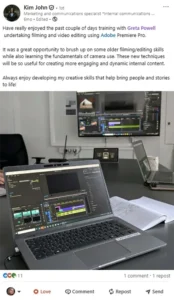 Adobe Premiere Pro Training Courses in Gloucestershire or virtually online via Teams or Zoom