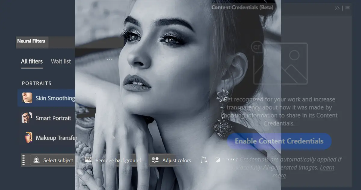 Photoshop AI Courses onsite and online -